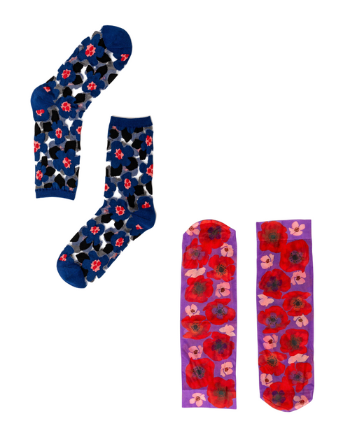 Sock candy poppy floral socks bundle floral socks and shoes