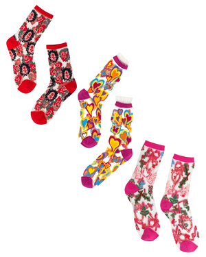 sock candy valentine's day socks