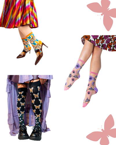 Sock Candy butterfly socks patterned socks