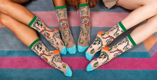 Powerpuff Girls x Sock Candy | Girly Powerpuff Girls Fashion Socks