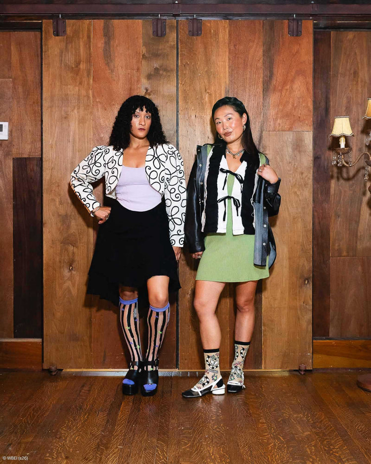 Sock Candy Beetlejuice™ Sheer Socks Bundle Fashion Socks Sheer Socks Halloween Socks Striped Socks Spooky Socks Beetlejuice Socks Tim Burton Socks socks with heels