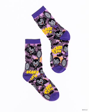 Sock candy dracula shimmer sheer sock cute halloween socks universal monsters