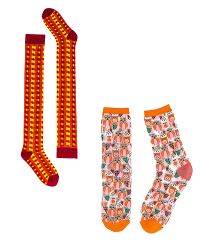 sock candy fall socks pumpkin themed socks