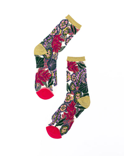 sock candy holiday floral socks for women