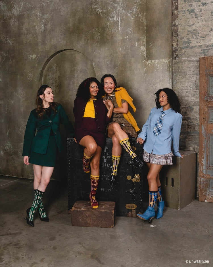 Sock Candy Harry Potter Hogwarts Houses Sheer Socks Bundle Sheer Socks Fashion Socks Harry Potter Socks Hogwarts Houses Socks Movie Socks socks with heels