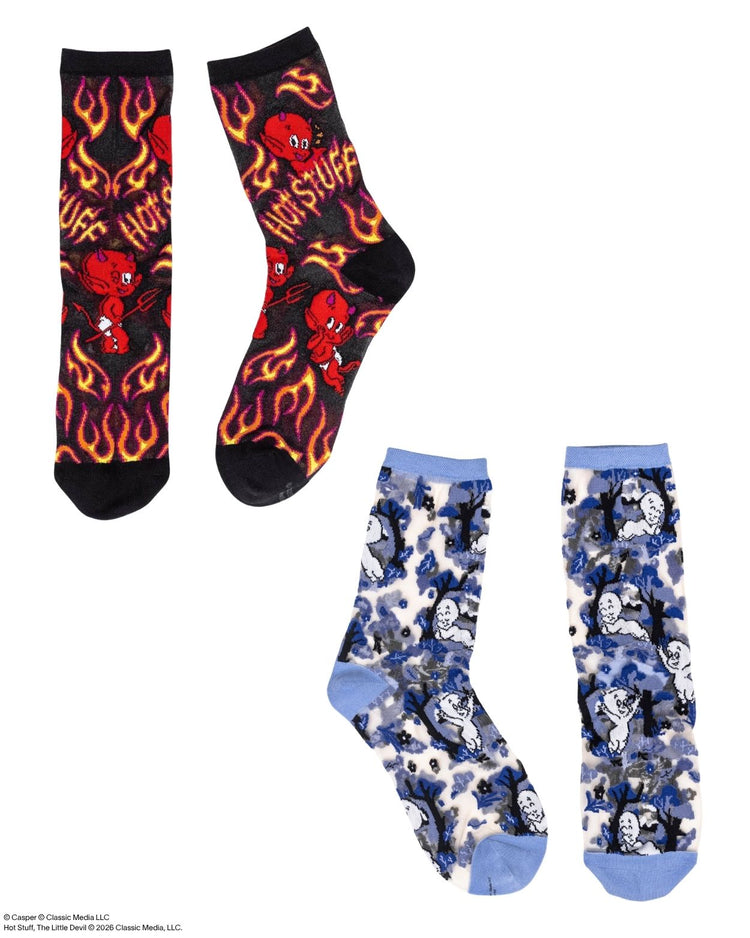 Sock candy hot and haunted sheer socks bundle casper hot stuff