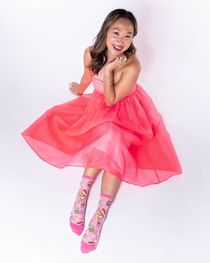 Sock candy barbiecore socks pink barbie socks barbie outfits