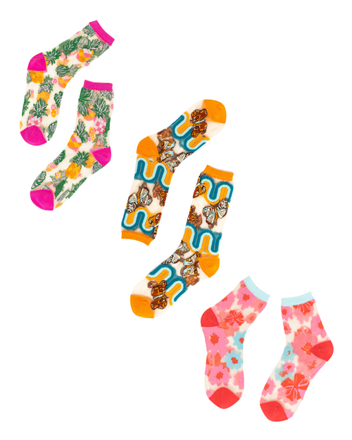 Fashion Sheer Sock Bundles for Women - Sock Candy