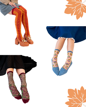 Sock candy fall fashion socks bundle halloween socks sheer socks