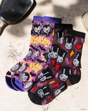 sock candy universal monsters halloween socks dracula bride of frankenstein cute halloween socks for women