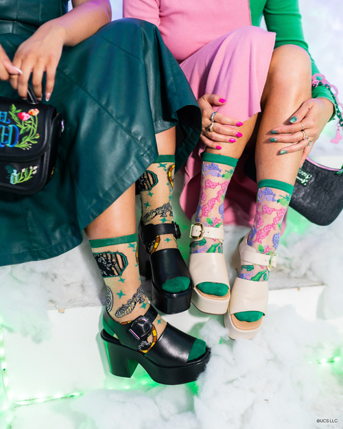 sock candy wicked for good and ensemble bundle wicked wizard of oz socks magical socks for women socks and heels