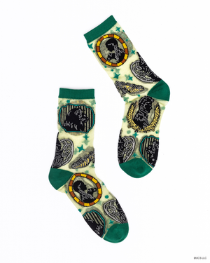sock candy all roads lead to oz cute wicked socks fancy sheer socks wizard of oz socks