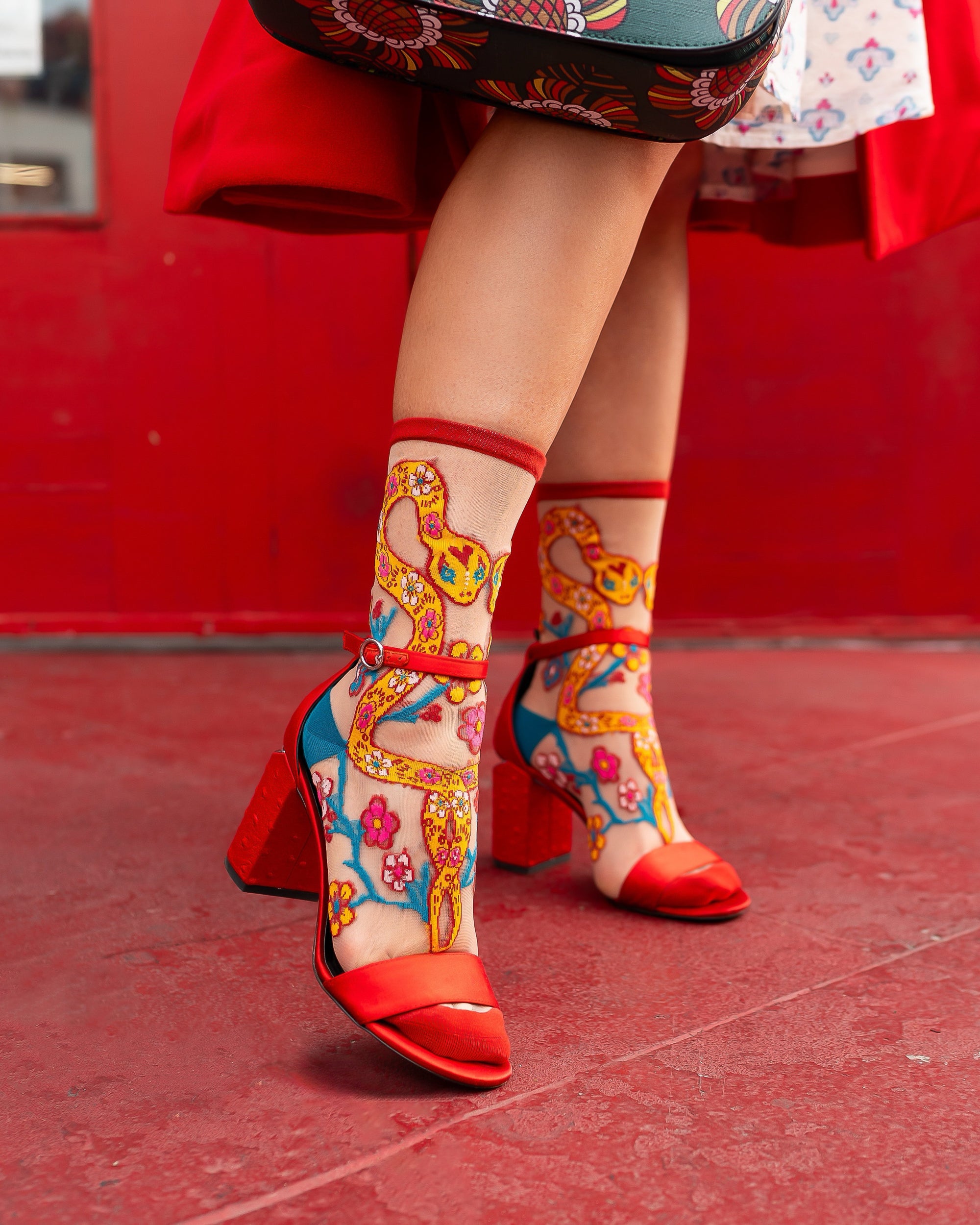 Year of the Snake Sheer Sock - Lunar New Year Snake Socks – Sock Candy