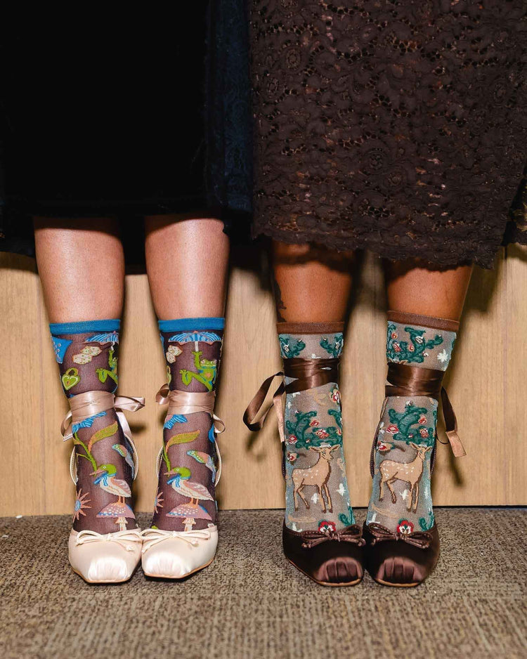 Sock Candy Once Upon a Time Sheer Socks Bundle Sheer Socks Fashion Socks Cute Socks Gift Socks Fairytale Socks Whimsical Socks socks with heels