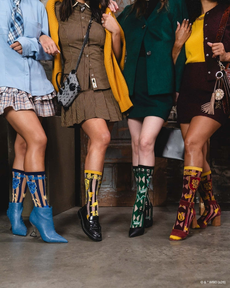 Sock Candy Harry Potter Ravenclaw Shimmer Sheer Mid High Sock Sheer Socks Fashion Socks Harry Potter Socks Ravenclaw Socks Movie Socks