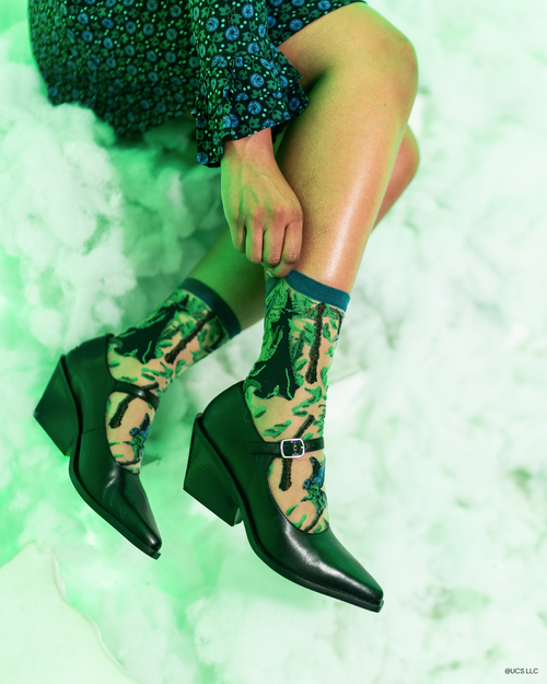 sock candy wicked elphaba silhouette sheer sock wicked elphaba socks elphaba style socks and heels