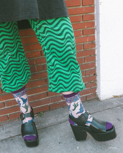sock candy wicked elphaba thropp bundle wicked elphaba socks cool socks for women socks and heels