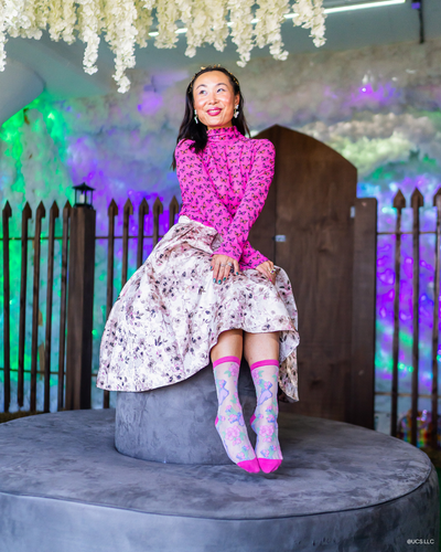 sock candy wicked glinda upland bundle wicked glinda sheer socks cute socks socks and heels