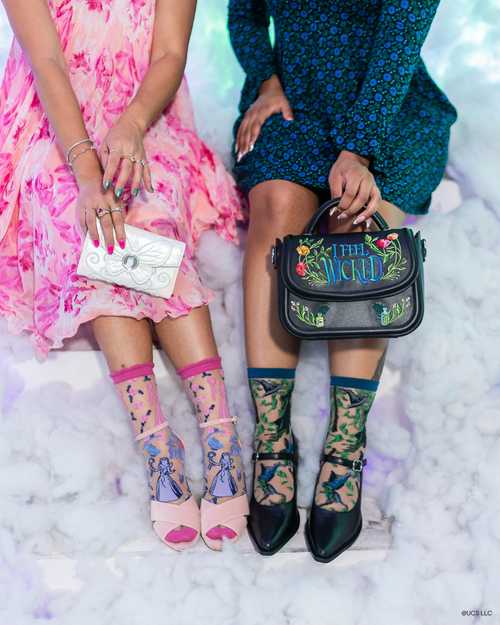 sock candy wicked glinda and elphaba silhouette bundle wicked glinda and elphaba girly socks socks and heels