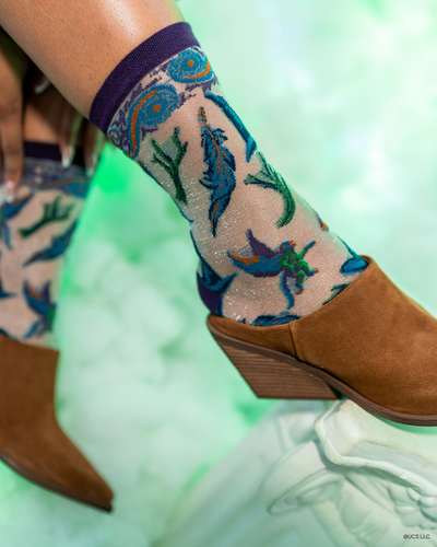 sock candy wicked elphaba's power socks wicked socks elphaba cool women's socks shimmer sheer socks