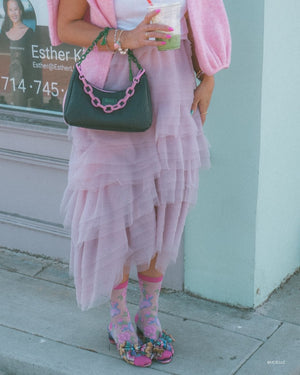 sock candy wicked socks glindaland butterfly shimmer glinda socks and heels