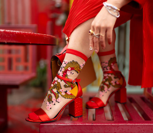 Pumpkin Spice Latte Socks for Women - Sheer Socks – Sock Candy