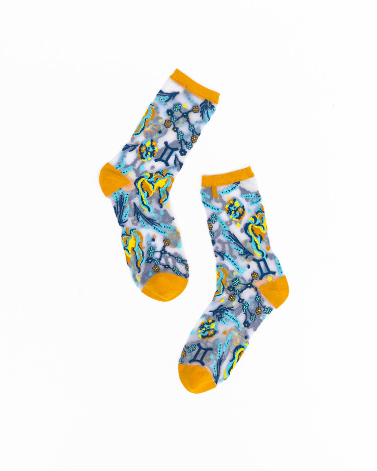 Sock Candy Zodiac Air Signs Sheer Socks Bundle Sheer Sock Fashion Socks Zodiac socks