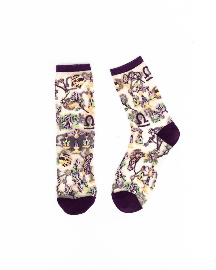 Sock Candy Zodiac Air Signs Sheer Socks Bundle Sheer Sock Fashion Socks Zodiac socks