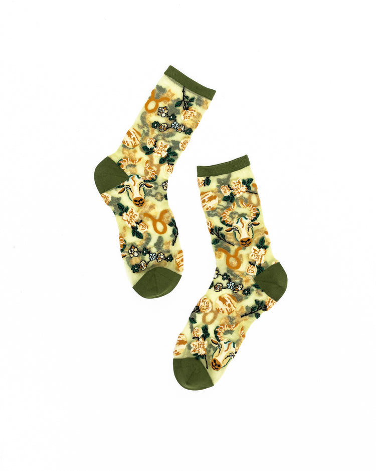 Sock Candy Zodiac Earth Signs Sheer Socks Bundle Sheer Socks Fashion Socks Zodiac Socks 