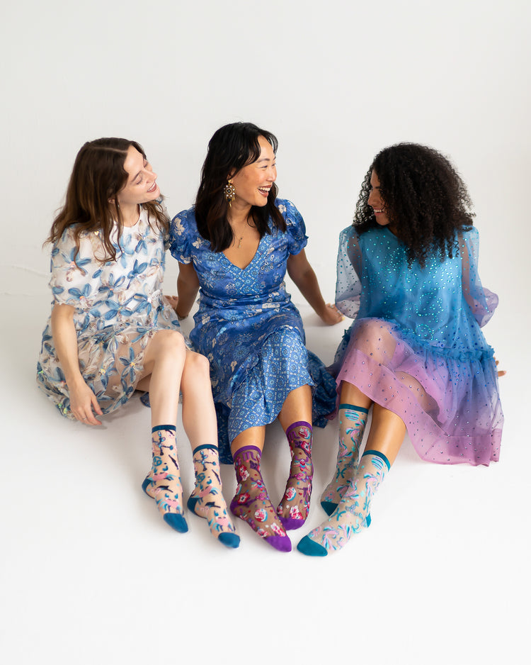 Sock Candy Zodiac Water Signs Sheer Socks Bundle Sheer Socks Fashion Socks Zodiac Socks gift ideas