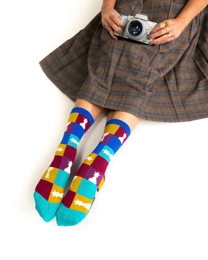 Sock Candy chess queen sock colorful socks