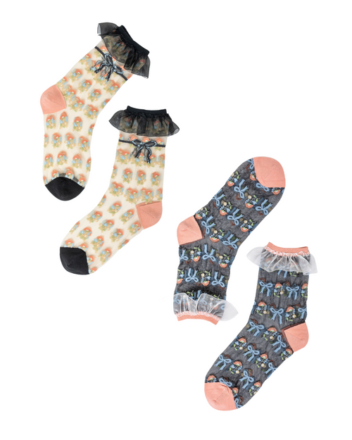 Sock candy bridgerton style socks ruffle socks