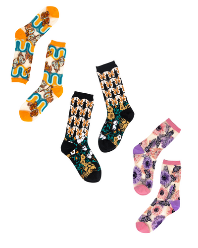 Sock Candy butterfly socks patterned socks