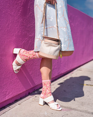 Sock Candy Cherry Blossom flower socks fashion socks