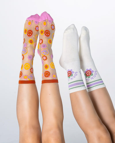 Sock candy smiley face socks cute socks for women