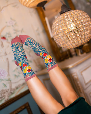 Sock Candy tapestry print sock womens