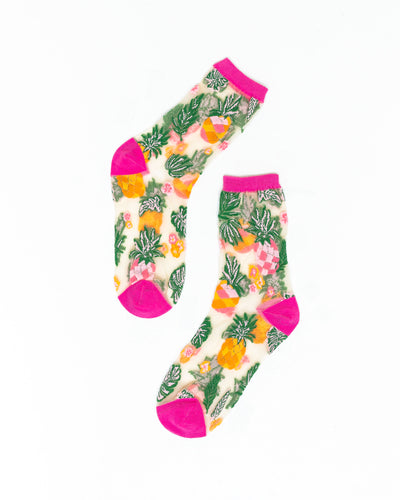 Sock Candy pineapple socks womens fashion fruit sock