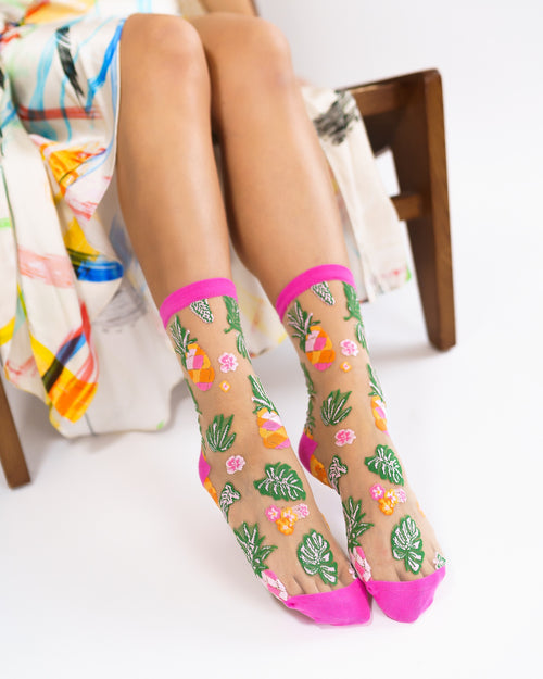 Women's Sheer Fashion Socks | Swiftie Folkore Era Socks 3 Pair Bundle Cottagecore Inspired | Sock Candy